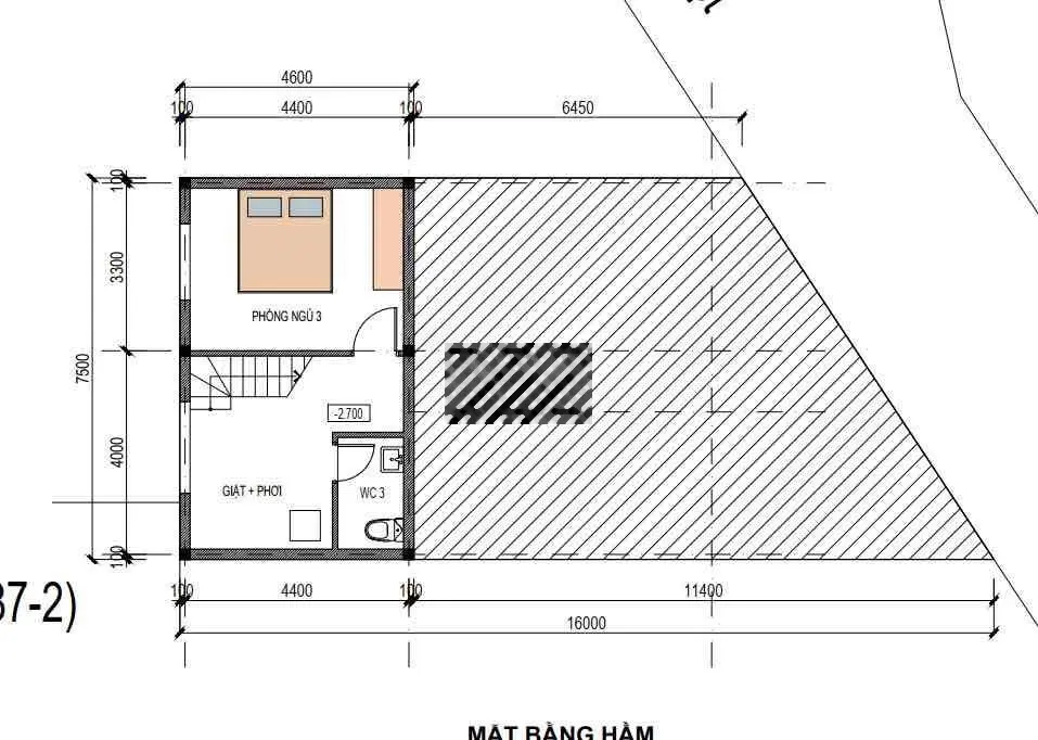 Bán nhà kiệt oto 69 thông với 103 Lê Ngô Cát, nội thất cơ bản