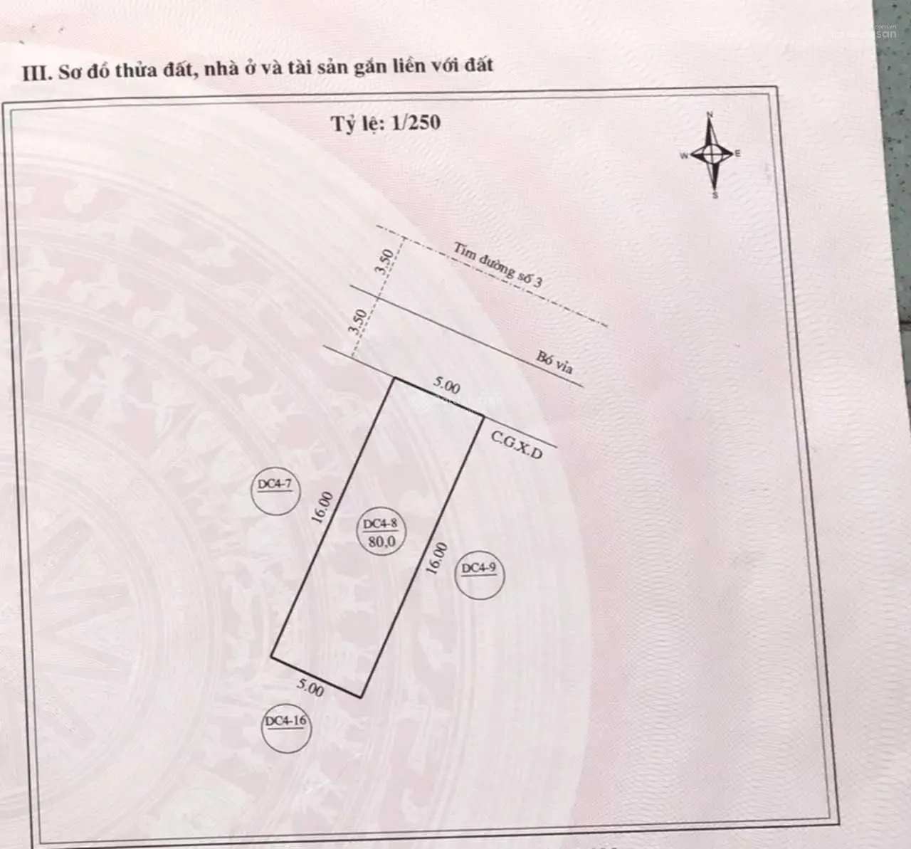 Hot: Bán nền đất sổ hồng 80 m2 đối diện công viên giá 8 tỷ ngay trung tâm cách biển 100 m