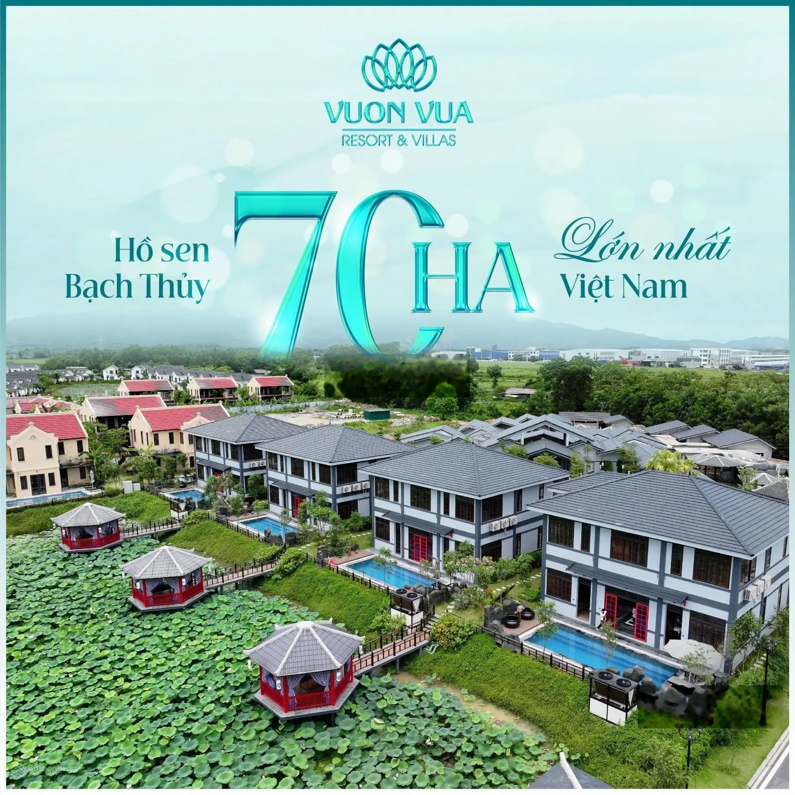 Duy nhất 6căn biệt thự đảo khoáng nóng Onsen Villas vườn vua Resort Imperial Lotus giá chỉ từ 6.3tỷ