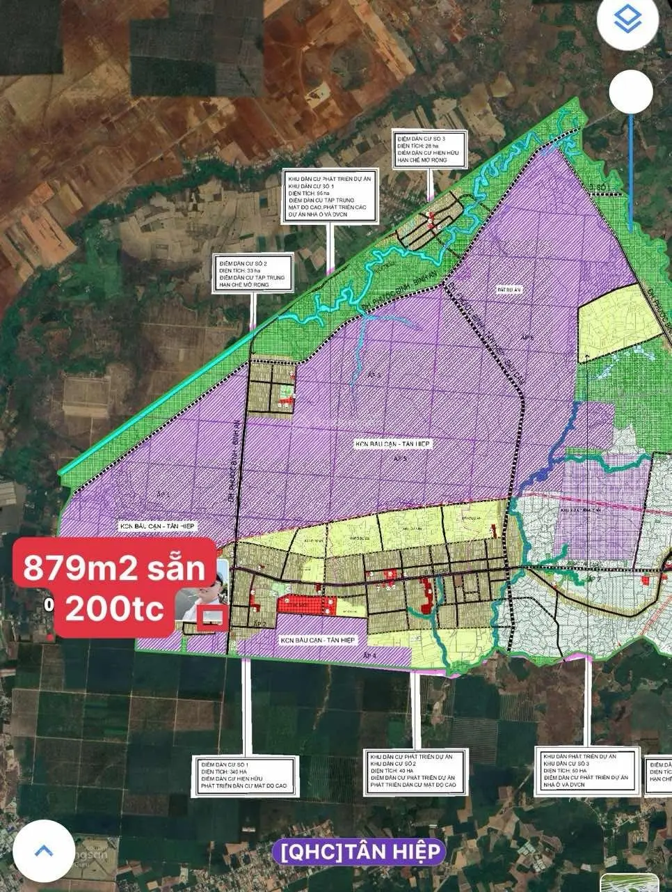 879m2 (31x28m) phủ hồng - có sẵn 200m2 TC - 5 tỷ