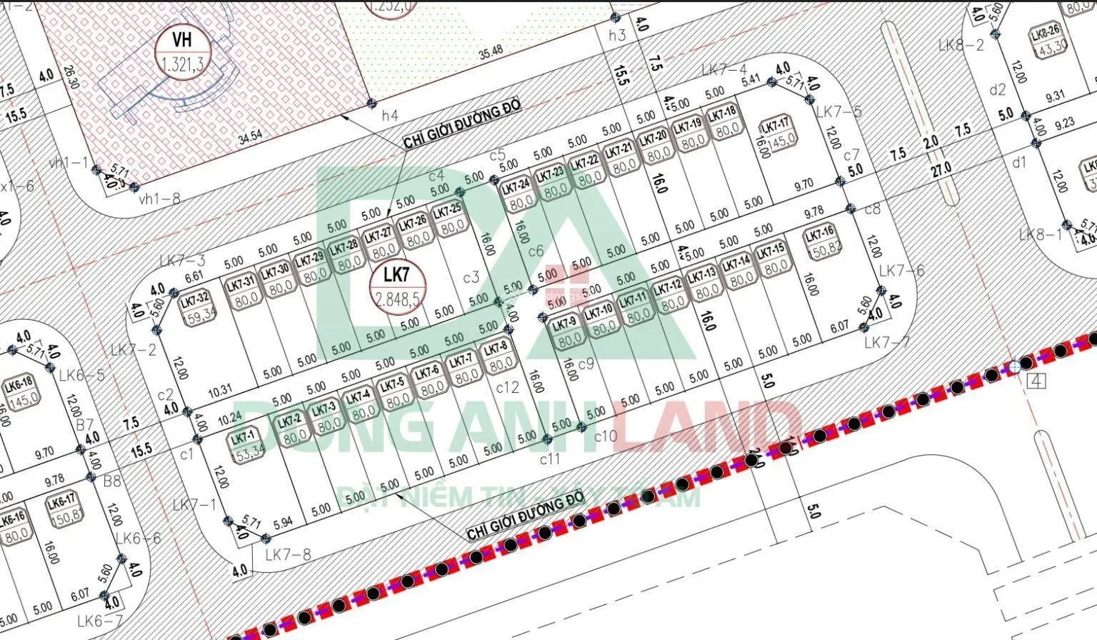 Bán đất đấu giá Thụy Lâm, Đông Anh - Hạ tầng đẹp nhất Đông Anh 5.6 tỷ MT 5m - 87.5m2 - 2 mặt tiền