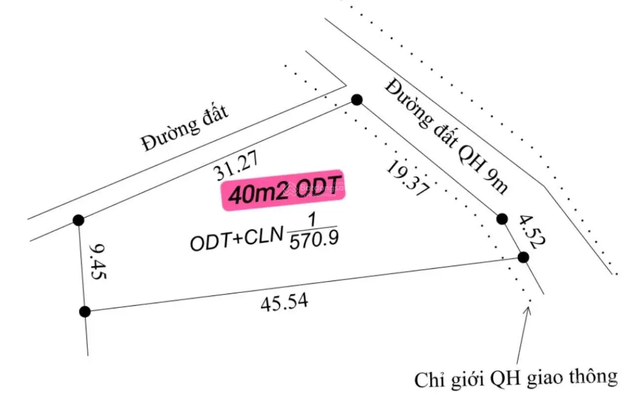 Góc 2 mặt tiền đất TT. Ea Knốp sát chợ, cách Ql26 3km_570m2_40m2 ODT_ngang 23m_KDC - 185 Triệu