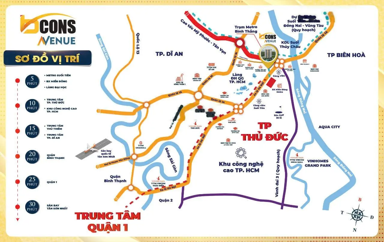 Mở bán căn hộ chung cư tại bcons avenue, giá tốt 2,2 tỷ vnd, diện tích 61m2