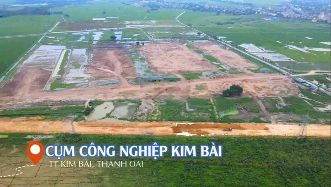 Chủ gửi bán 2000m đất xưởng cụm Telinpark Kim Bài, Thanh Oai Giá chỉ 7, xtr/m2 LH 0989 643 ***