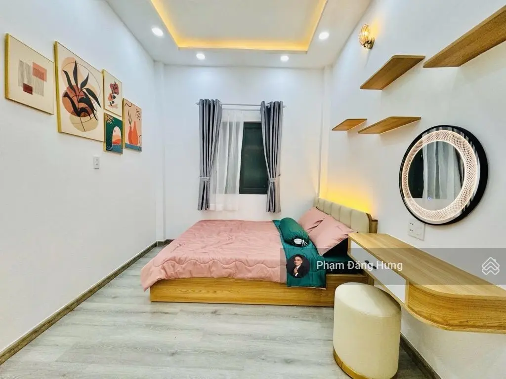 Nhà đẹp full nội thất, 45.3m2, 3 tầng, hẻm 3m, sát Nguyễn Văn Đậu, Bình Thạnh, giá siêu hời 6.45 tỷ