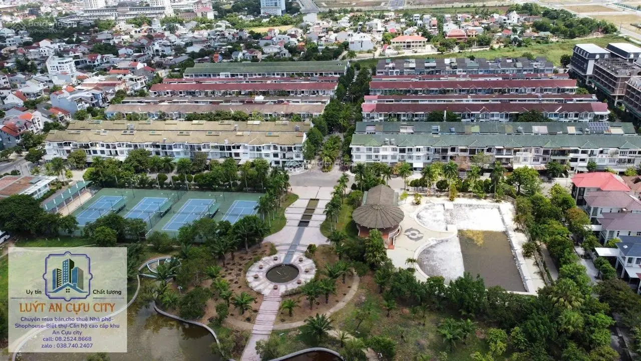 Bán Nhà thô mặt tiền đường số 8 rộng 16,5m An Cựu city view công viên sân tenis Diện tí