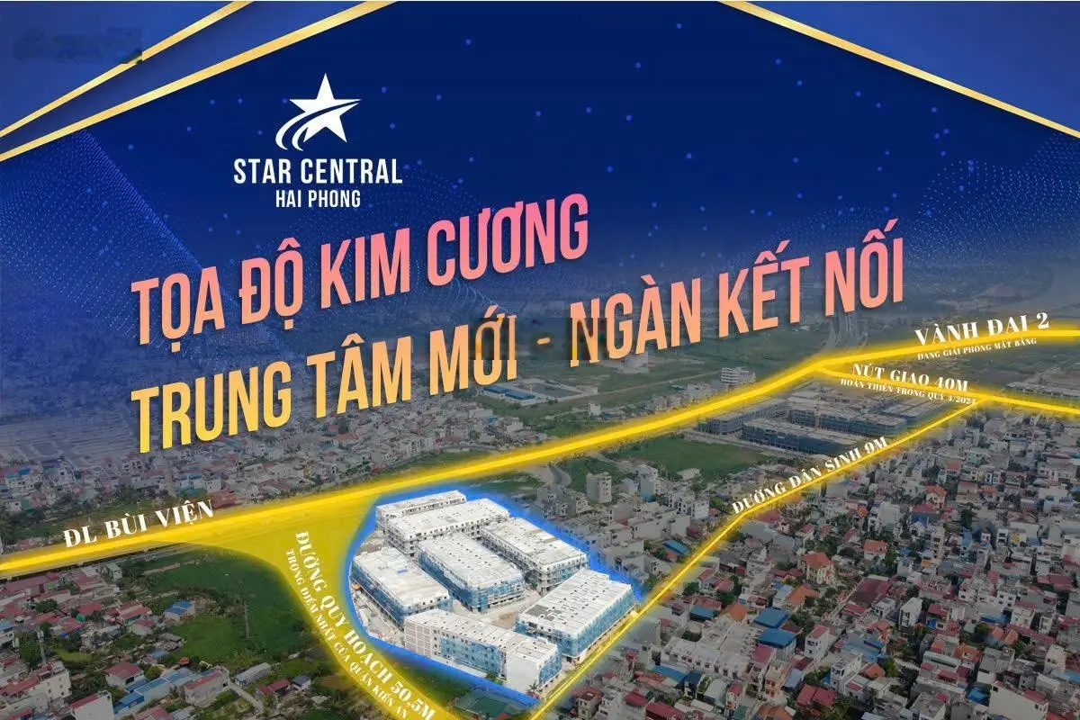 Cần chuyển nhượng căn hộ liền kề tại dự án Star Central - Đồng Hoà - Kiến An