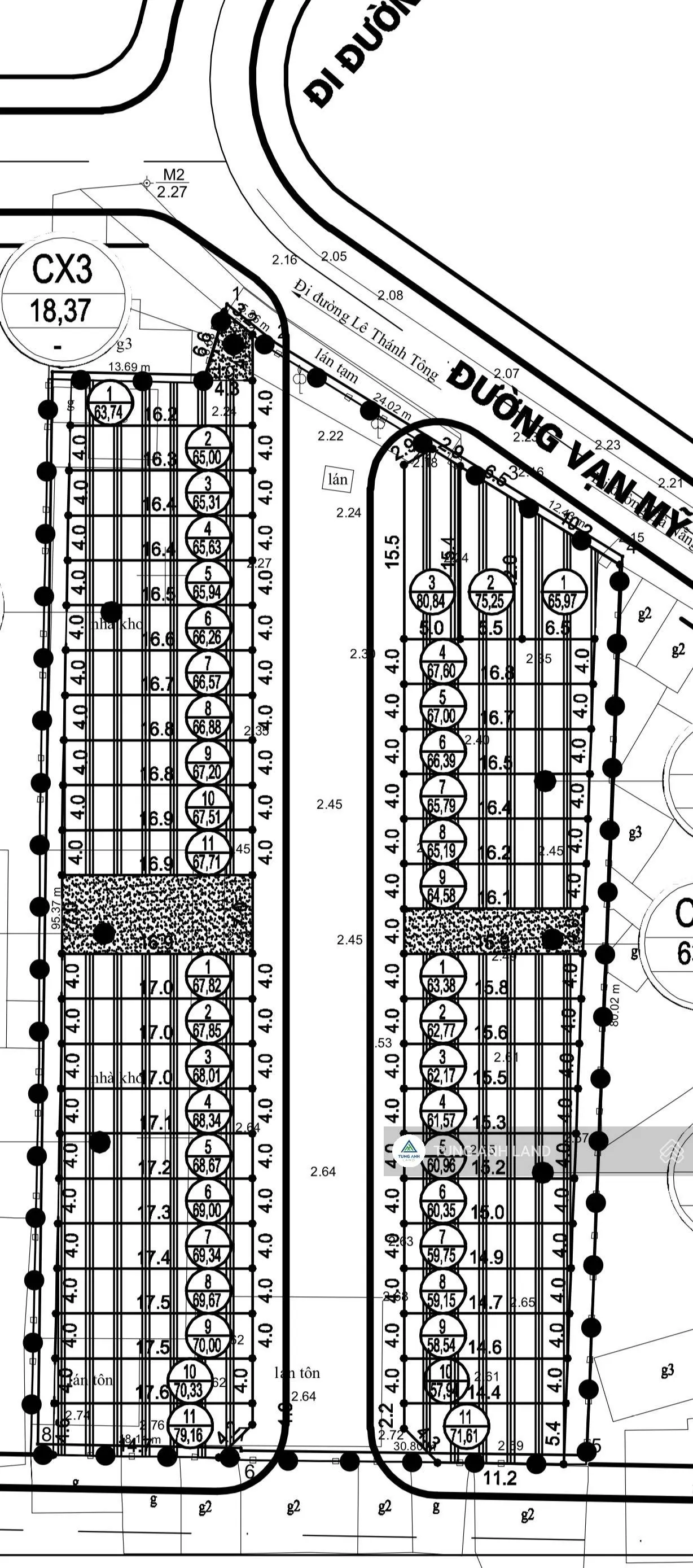 Bán lô đất 65m2 khu phân lô 83 Vạn Mỹ, Ngô Quyền