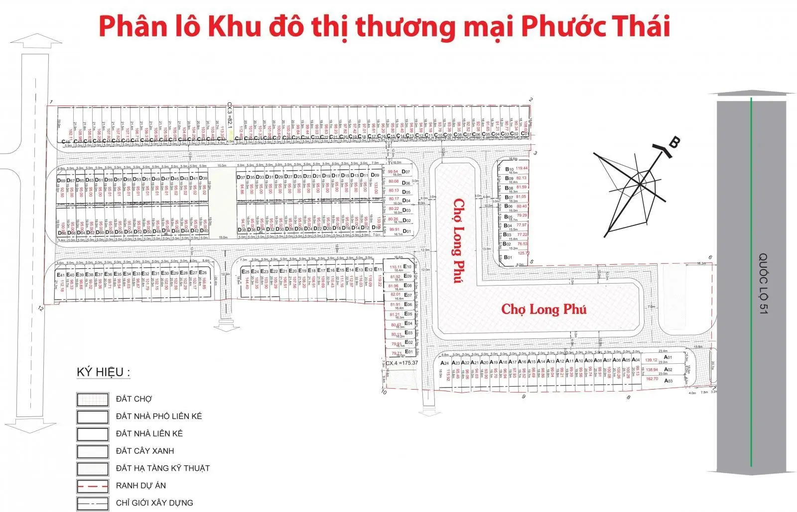 Bán đất nền dự án KDC chợ Long Phú, Phước Thái, Long Thành, nhiều nền vị trí đẹp, 0933 791 ***