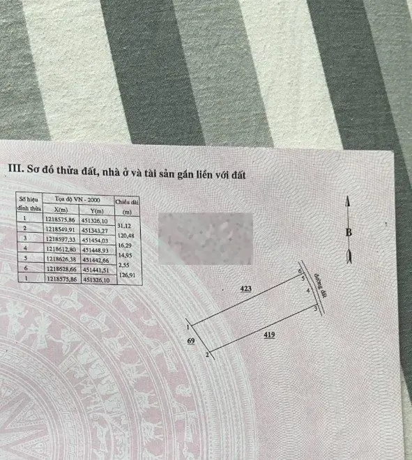 Bán 4000m2 đất CLN Hàm Liêm