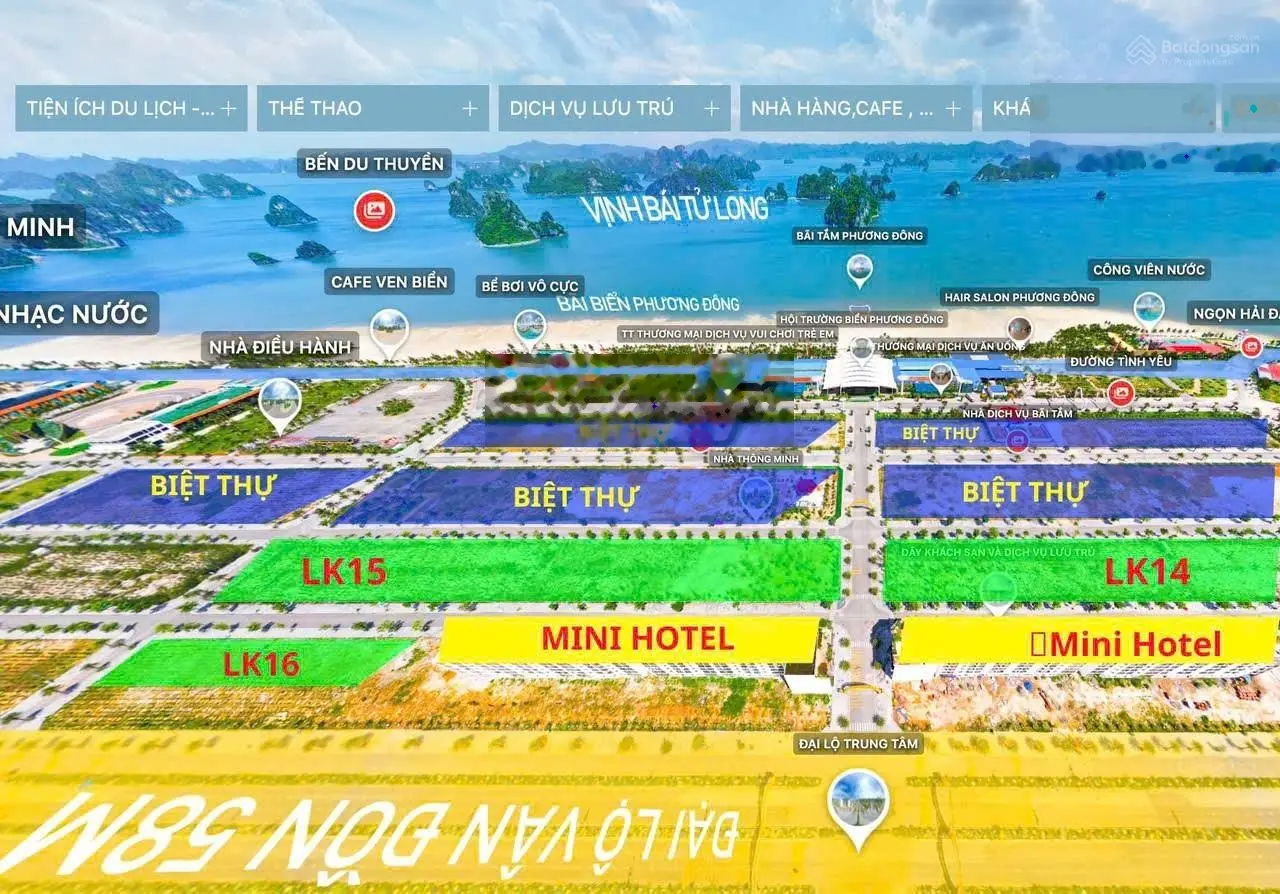 Bán đất nền dự án Khu đô thị Phương Đông, 40 triệu / m2, 87.5 m2 tại Đông Xá, Vân Đồn, Quảng Ninh