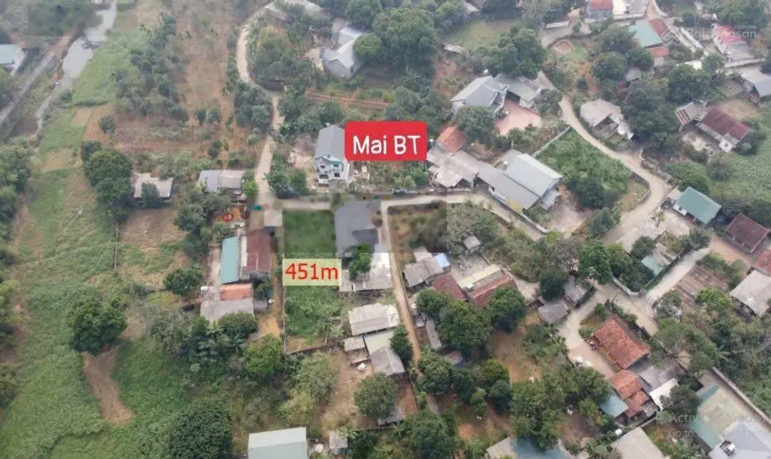 Bán đất siêu đẹp tại Xã Vân Hòa, 450m2 giá hơn 2 tỷ