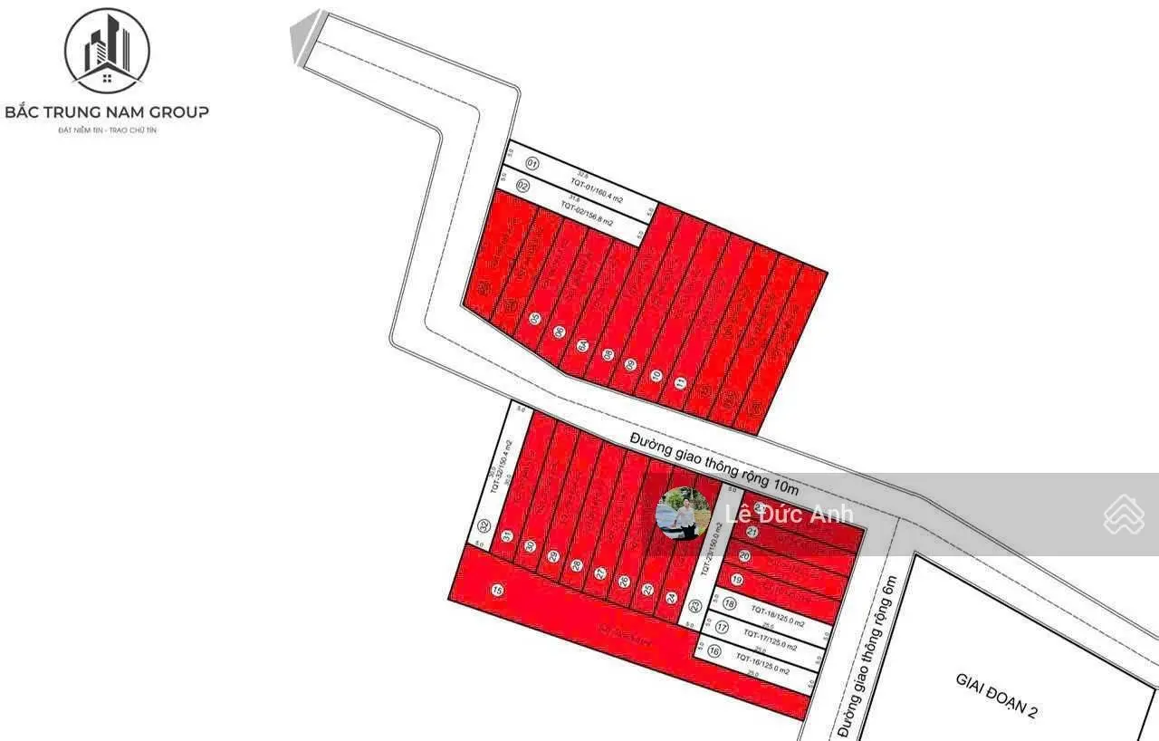 Mặt đường trải nhựa giá chỉ 2xx/ lô, đất ven khu công nghiệp, tiềm năng x2, x3 diện tích 160,8m2