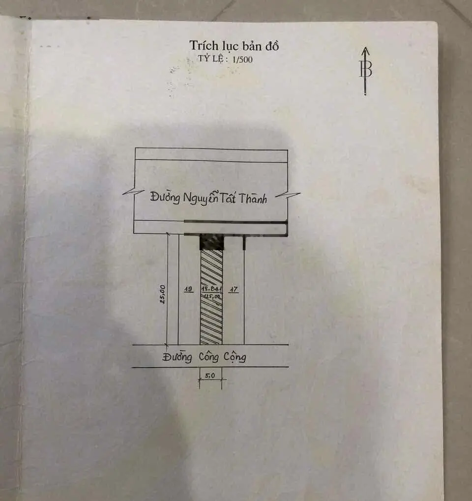 Bán 5 lô liền kề đường nguyễn tất thành, gần tôn thất đạm