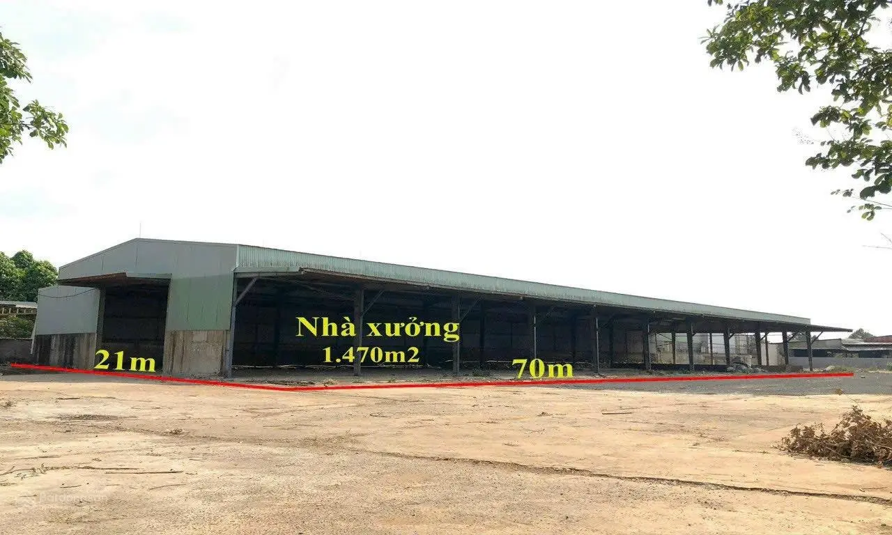 Chuyển nhượng 6800m2 đất ccn Tân An BMT có 1400m2 xưởng, phù hợp nhiều ngành nghề