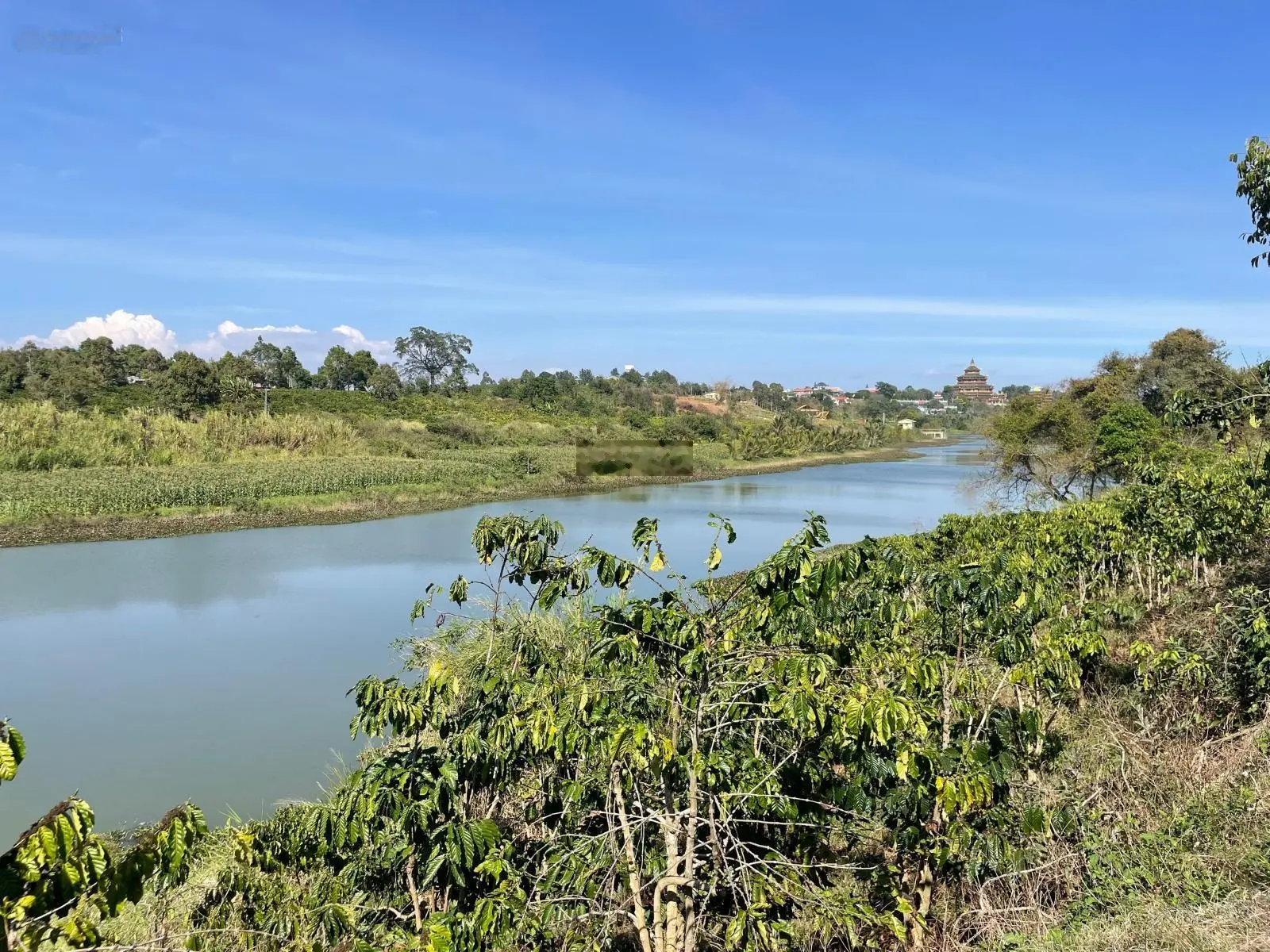 1.1 Héc ta đất view ôm dọc sông ngay làng chùa Đại Ninh - ngay Tháp Phương Liên