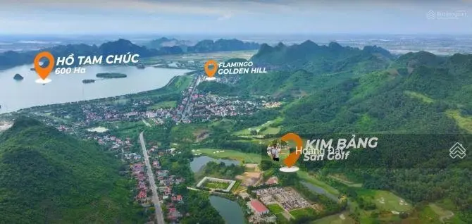 Bán liền kề view đẹp tại Flamingo Golden Hill, giá cực chất chỉ 5,8 tỷ vnd, 7x15m, 3,5 tầng