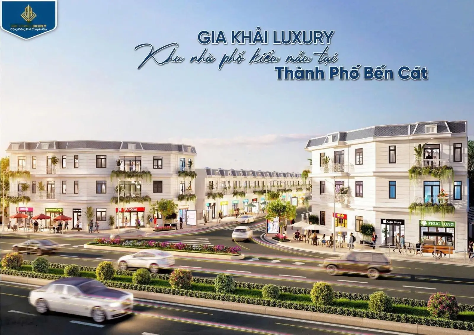 Nhà mặt phố 5x20 xây full 1 trệt 2 lầu 700 tr giao nhà. xuất nội bộ Gia Khải Luxury