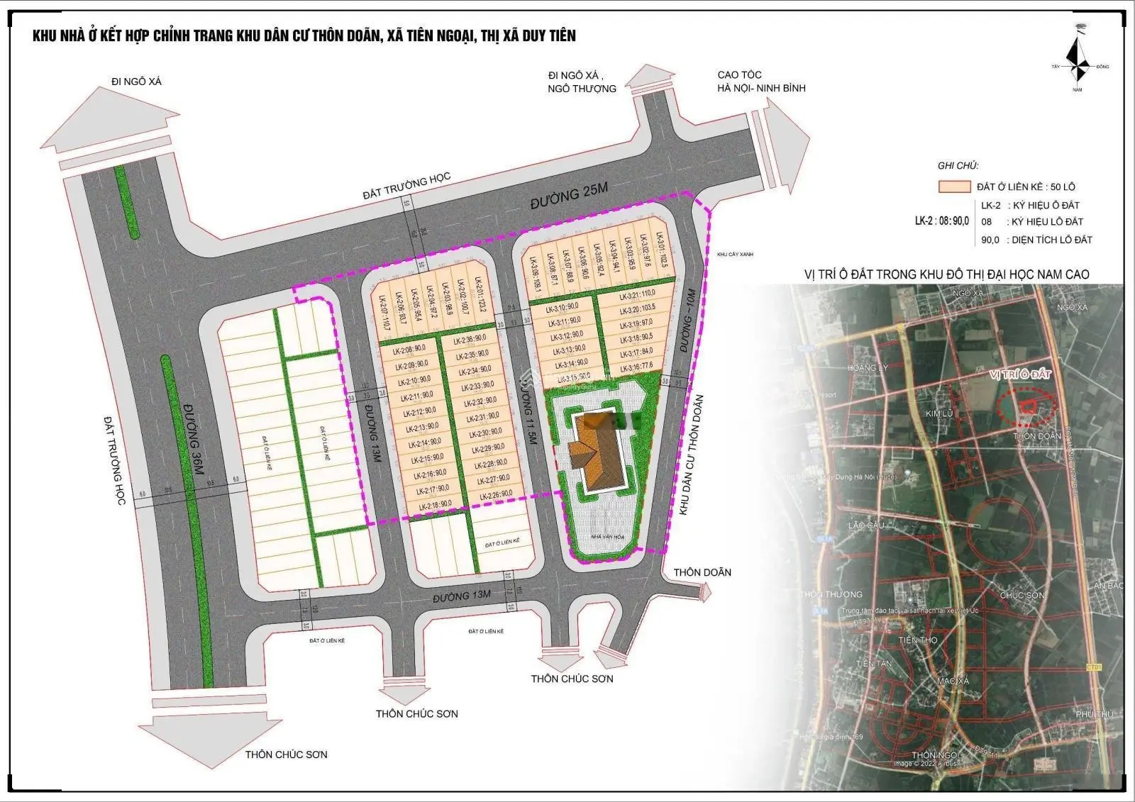 Bán đất đấu giá thôn Doãn, sát đường 68m KCN Đồng Văn, sát Sun Hà Nam, sổ đỏ sẵn sàng, chỉ 19tr/m2