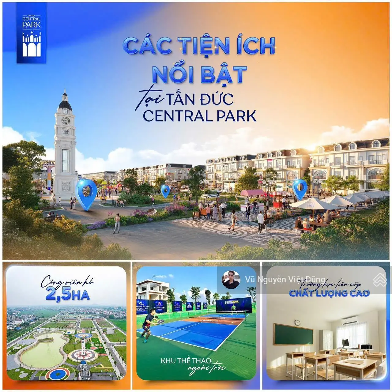 Chỉ từ 2,3 tỷ sở hữu ngay bất động sản mơ ước tại dự án Tấn Đức Central Park