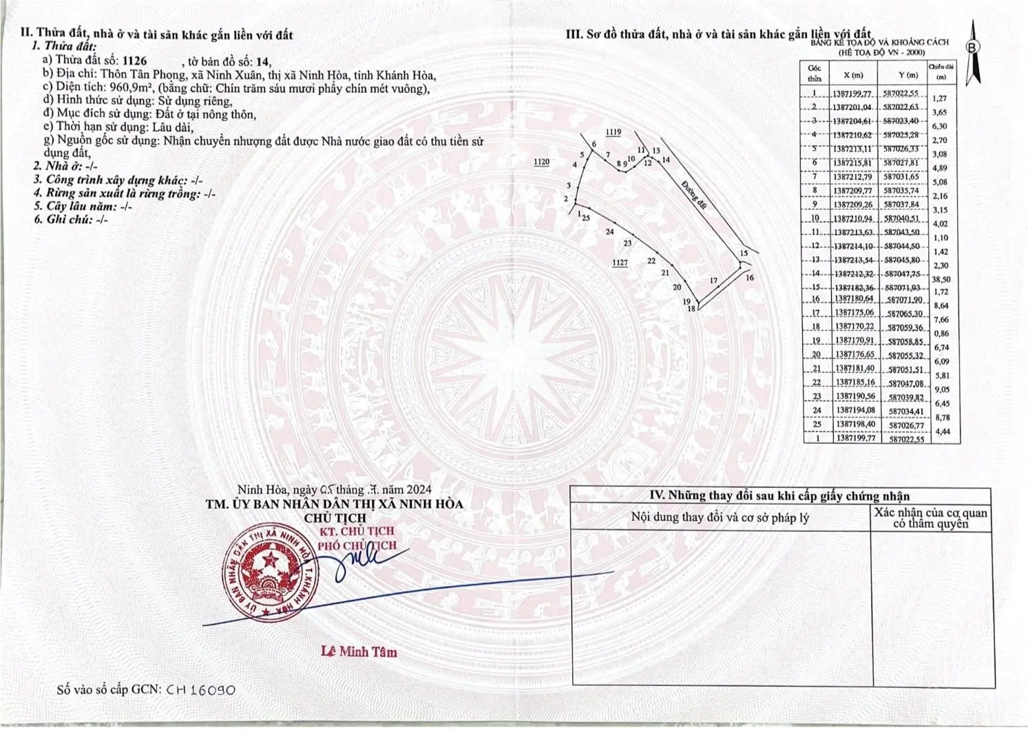 Cần bán đất Ninh Xuân full thổ cư, giá rẻ chỉ hơn 200 triệu 1 lô