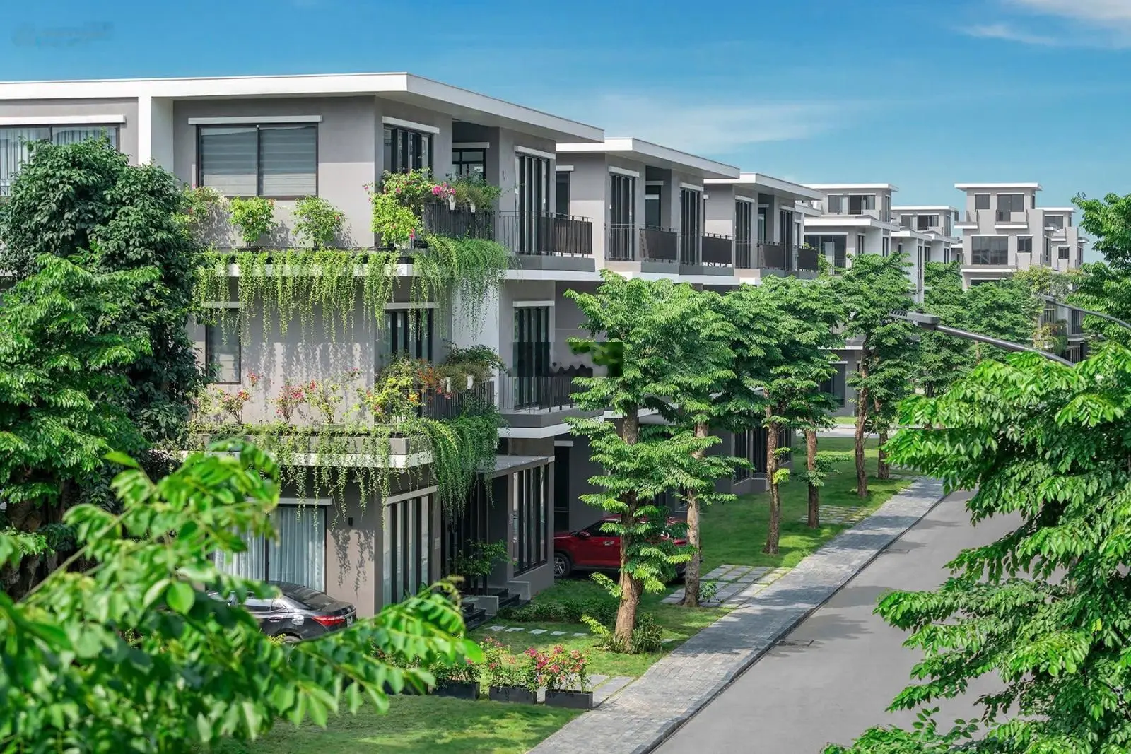 Bán biệt thự song lập Eco Central Park Vinh, vị trí cạnh bể bơi, cách Sông Lam 150m