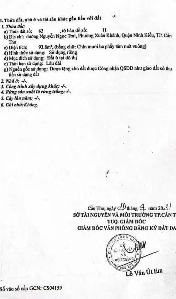 Bán góc 2 mặt tiền đường Nguyễn Ngọc Trai và Cao Thắng trục chính Mậu Thân - Giá 7.5 tỷ