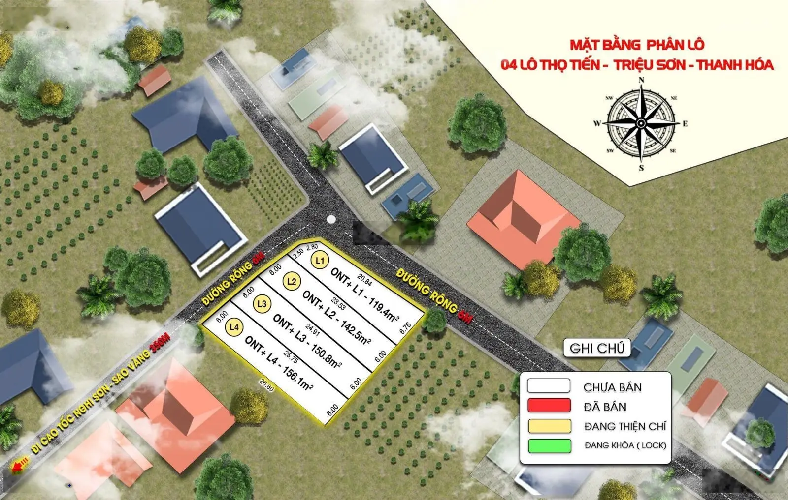 Chính chủ em cần bán 6 mét mặt tiền trung tâm xã Thọ Tiến, Triệu Sơn, Thanh Hoá