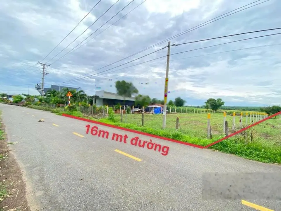 877m2 đất ở đẹp MT đg nhựa rộng 6m dài 16m sẵn 100m2 TC ngay khu dân cư xã Láng Dài giá rẻ