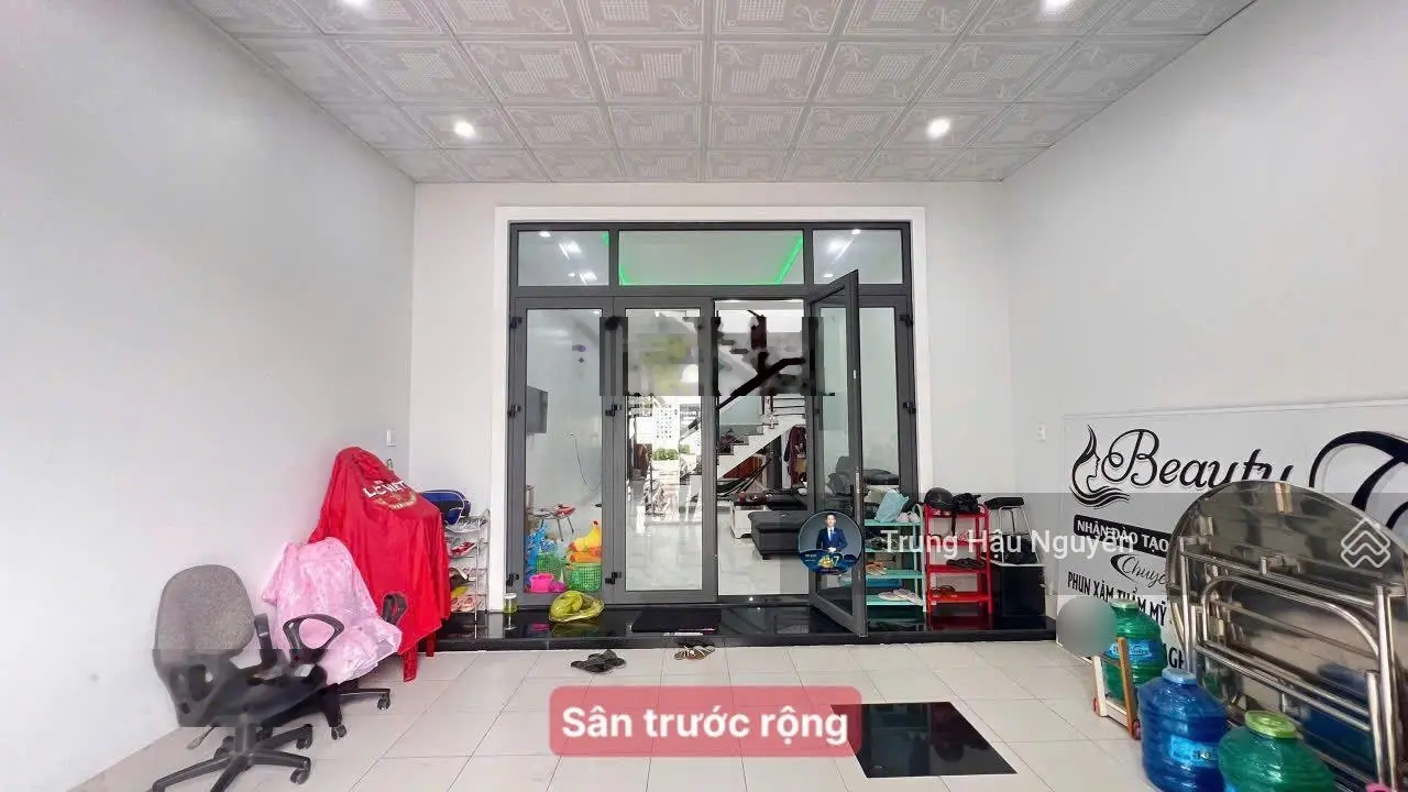 Nhà khu dân cư An Bình gần công viên, 5x20m 1 trệt 1 lầu, hoàn thiện còn mới đẹp, lộ 7m5, sổ hồng