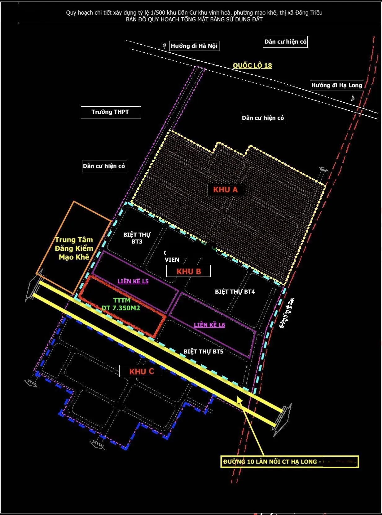 Biệt thự BT3A - 01 429,9m2 Vĩnh Hoà B - Giá hấp dẫn 16tr/m2 có thương lượng