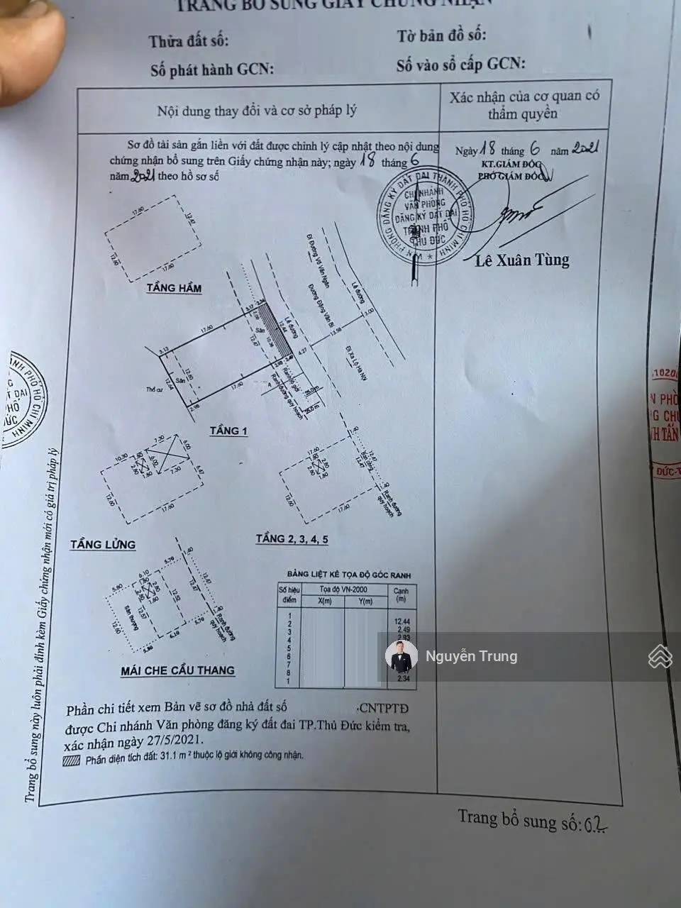 BÁN GẤP SIÊU TÀI SẢN. Toà nhà 7 tầng, DT: 12.5x25 đường Đặng Văn Bi - Thủ Đức, thu nhập 2.9 tỷ/năm