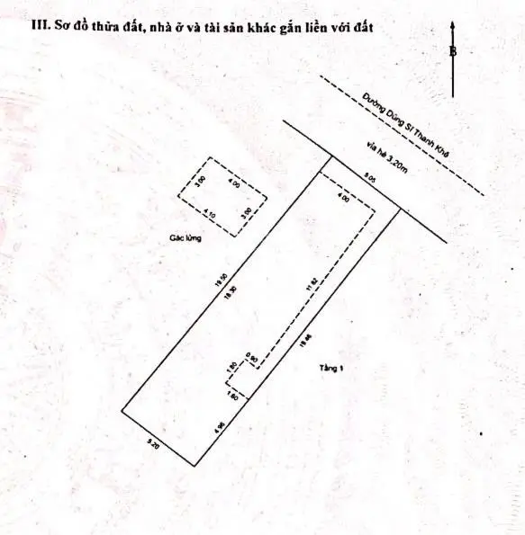 Bán nhà mặt phố tại Dũng Sĩ Thanh Khê, 100m2, mặt tiền 5m, hướng Đông, pháp lý đầy đủ