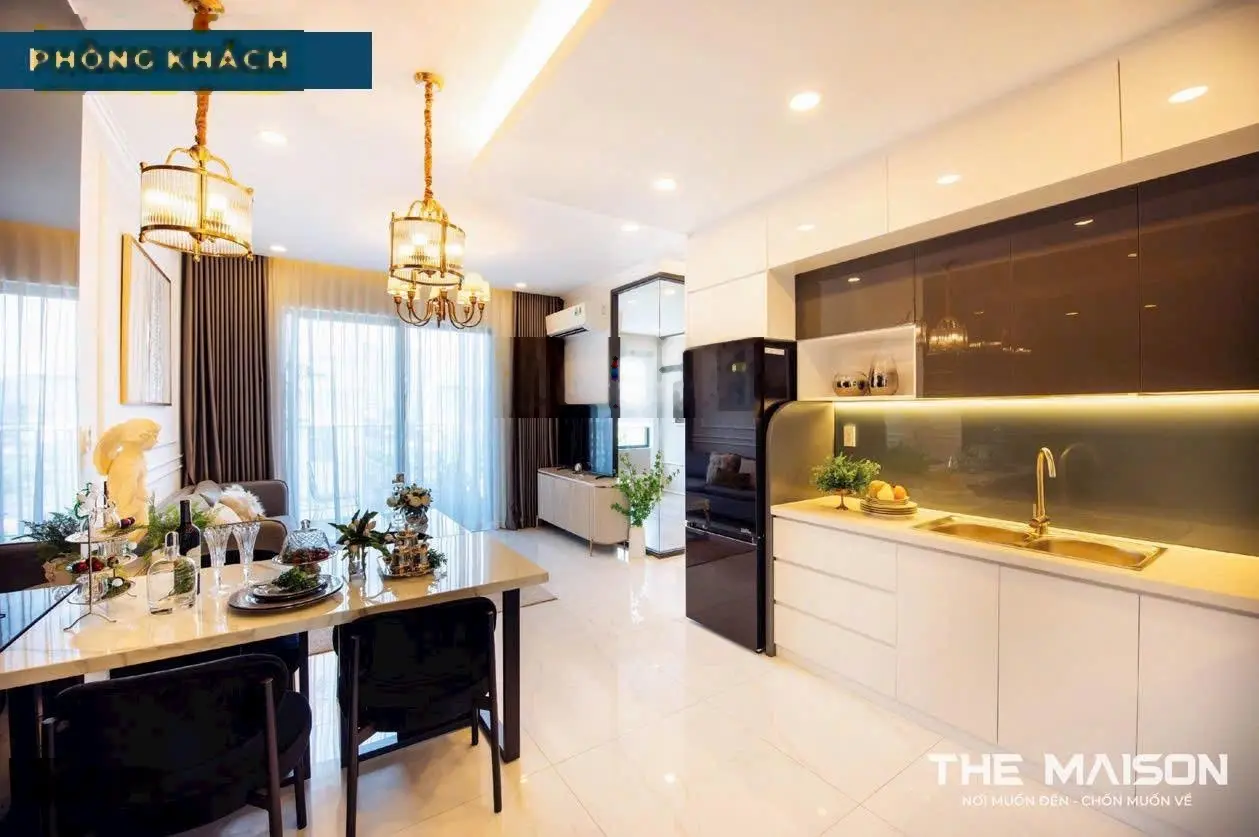 THE MAISON chỉ 500 triệu nhận ngay căn hộ 3 phòng ngủ 82m2 ngay trung tâm Thủ Dầu Một