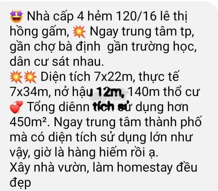 Cần tiền bán nhanh nhà cấp 4