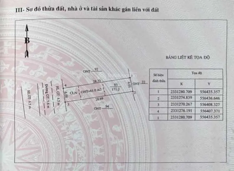 Bán đất Thanh Thủy, 171m2, mặt tiền 6m, đường bê tông 6m, tổng 17m hlang đường, sẵn sổ, 4xx triệu