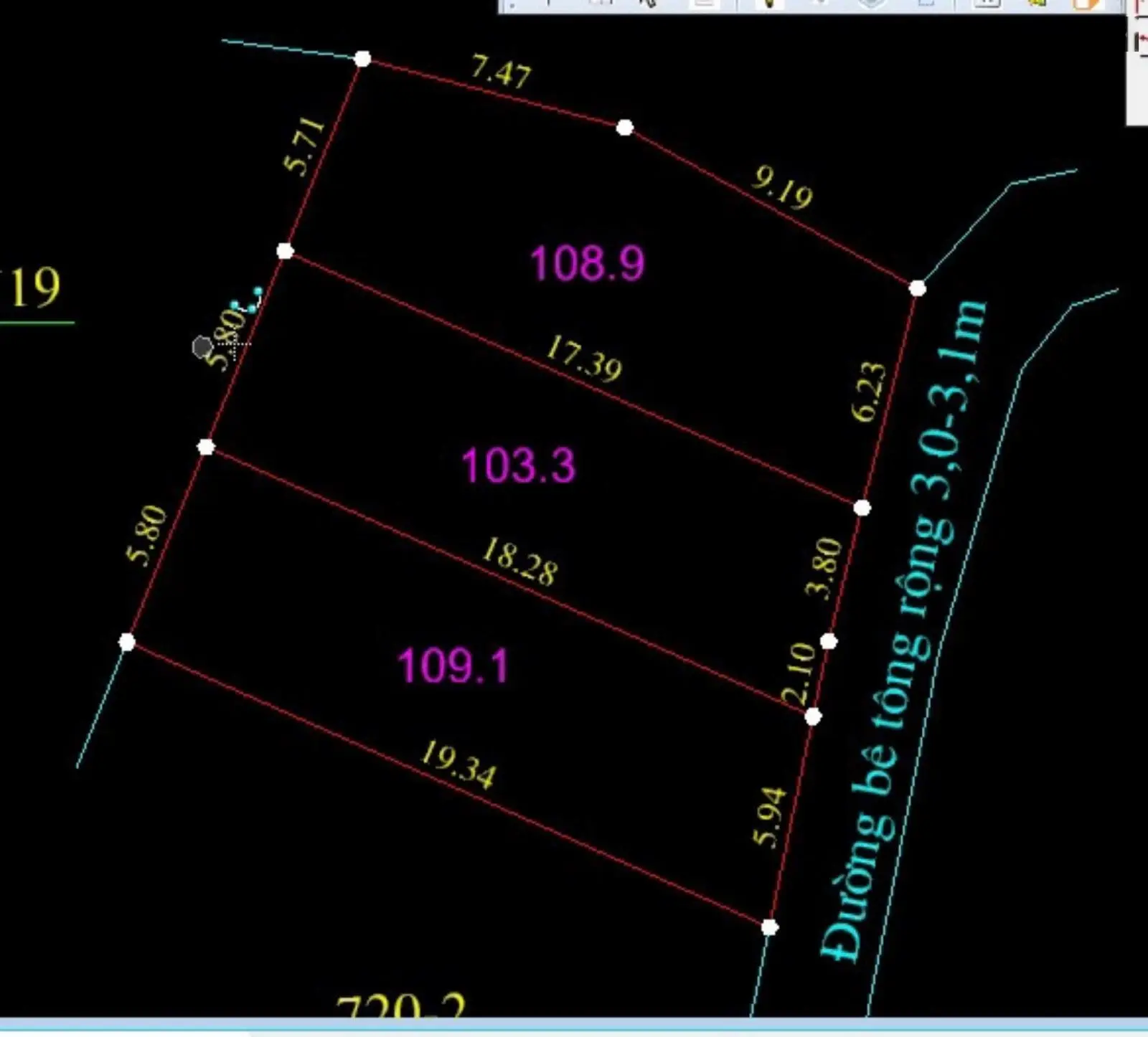 Bán đất Diên Phước, Diên Khánh. DT 108mv ngang 5,5m, full thổ trong khu dân cư. Đường ô tô