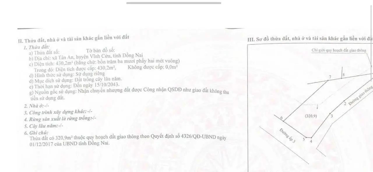 BÁN ĐẤT VÀ KHU NHÀ TRỌ 430M TẠI ĐƯỜNG DT 768, GẦN VÀNH ĐAI 4 GIÁ 2,9 TỶ. GỌI NGAY O933589456