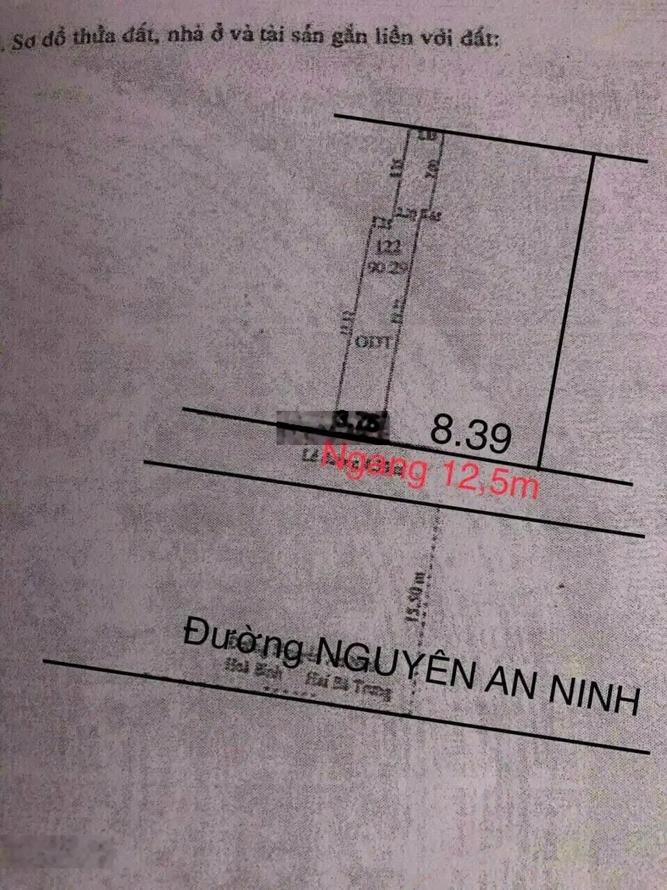 Bán đất đường Nguyễn An Ninh, gần Bến Ninh Kiều, Bệnh viện Đa Khoa Thành Phố Cần Thơ