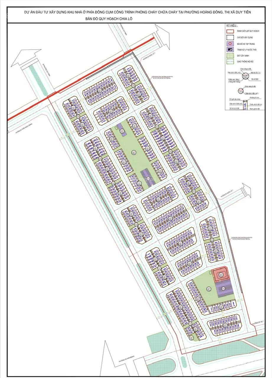 Mở bán đất nền khu nhà ở phía Đông Cụm Công Trình Phòng Cháy Chữa Cháy Hoàng Đông, Duy Tiên, Hà Nam