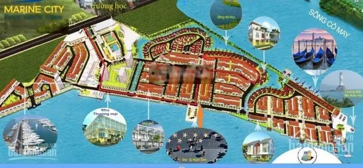 Bán lô đất Marine City Vũng Tàu, vị trí độc tôn giá 1.750 tỷ (khu đô thị phố biển)