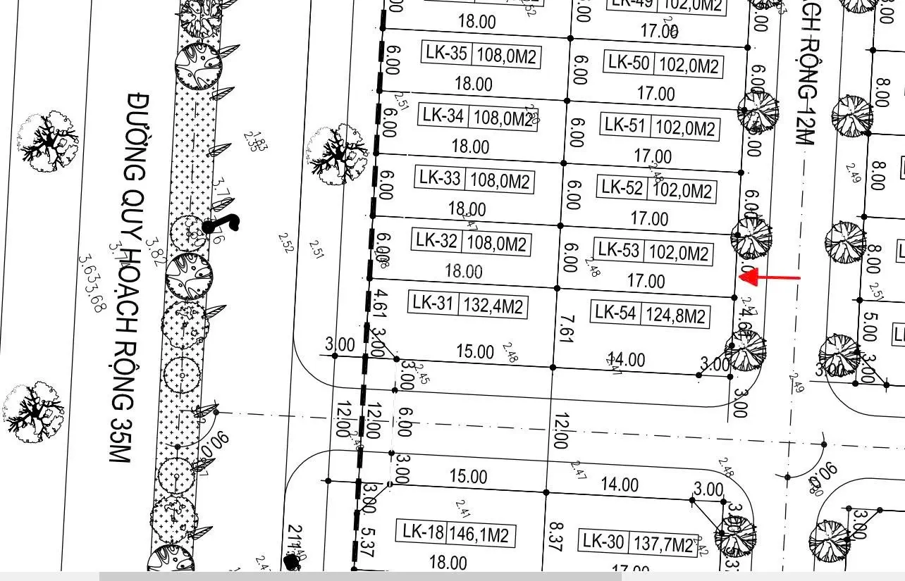 Bán đất dự án Hưng Lộc Homes lối 2 đường 35m gần đường Lê Viết Thuật