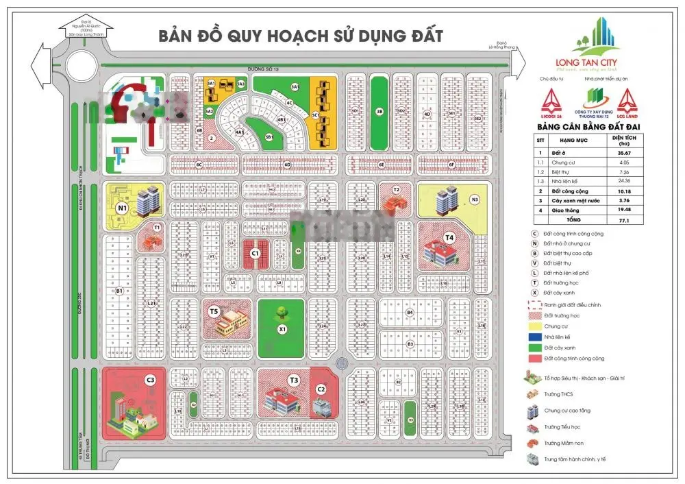 Chính chủ gửi bán lô đất DT 177m2 dự án Long Tân City Nhơn Trạch. LH 0938 903 ***