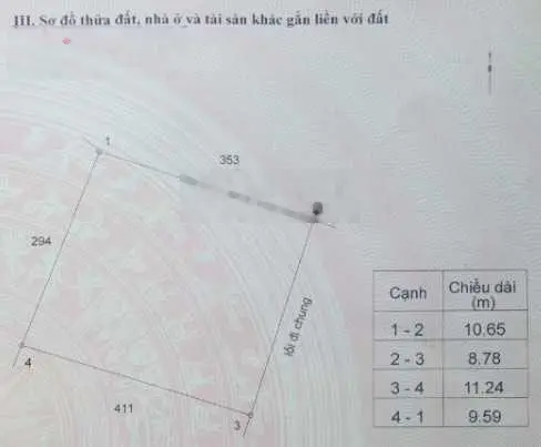 Bán đất tại Đường 310, Tam Dương, Vĩnh Phúc. Diện tích 100m2, giá 350 triệu