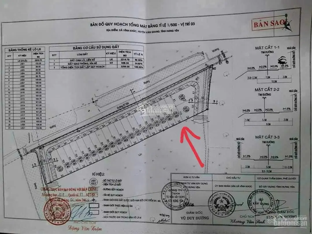 100,5 m2 đất đấu giá kinh doanh đường trải nhựa tại Vĩnh Khúc Văn Giang Hưng Yên giáp Vin 2, Vin3