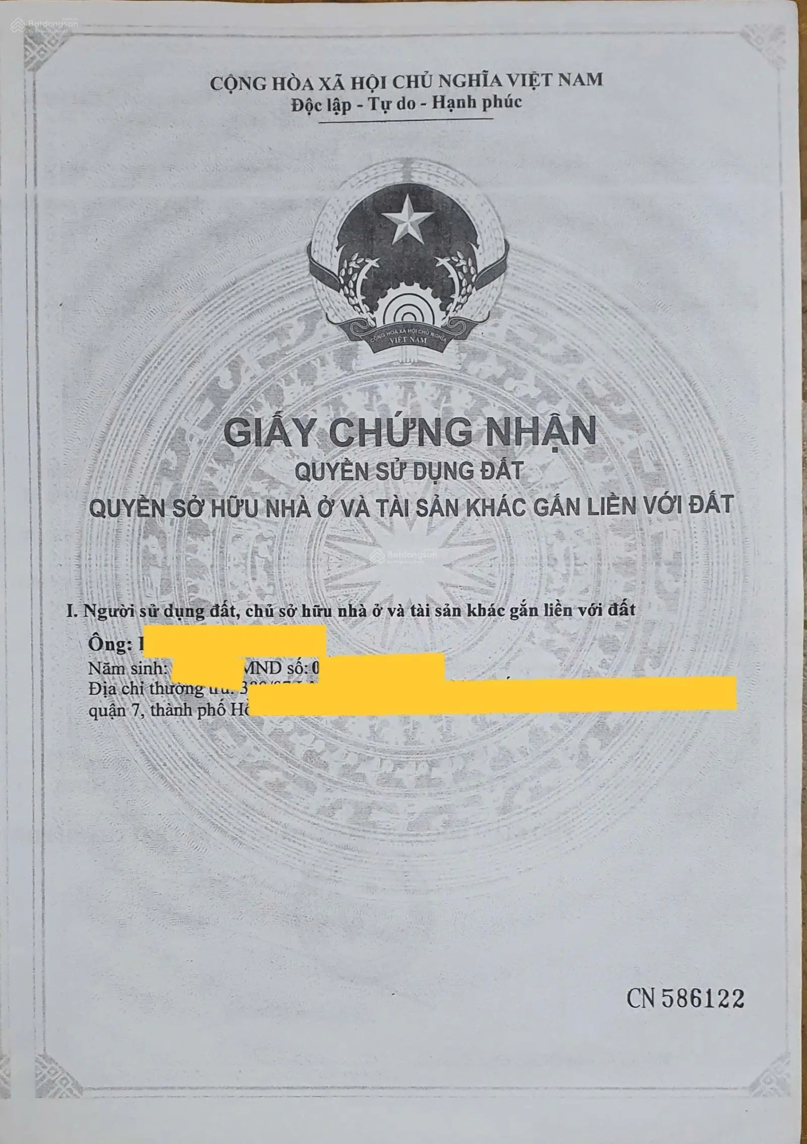 Chính chủ bán nhà bình chánh - shr