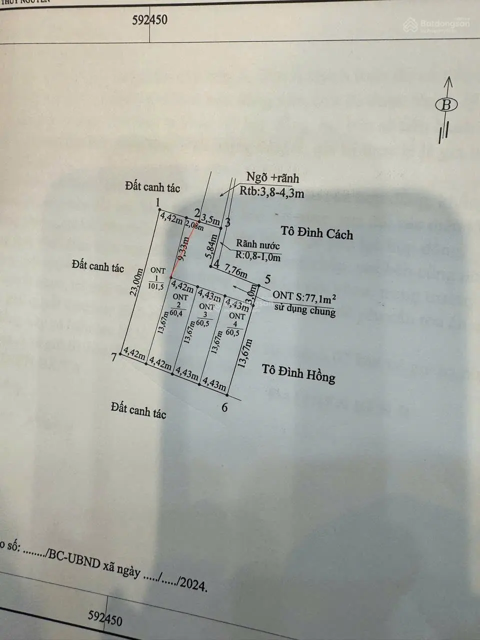 Cắt lỗ đất phường Thiên Hương ô tô 16 chỗ đỗ cửa mà giá 685tr ko mặc cả