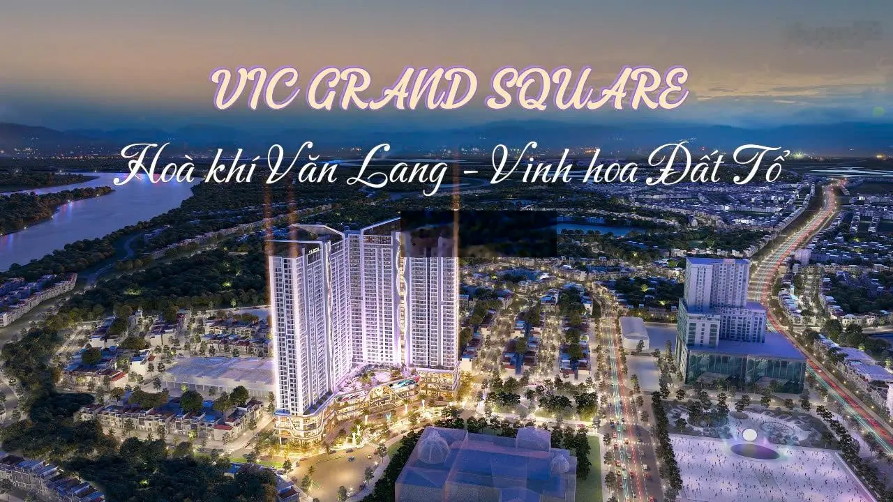 Bán duy nhất 1 xuất ngoại giao căn hộ Studio chung cư cao cấp VIC Grand Square - Việt Trì - Phú Thọ