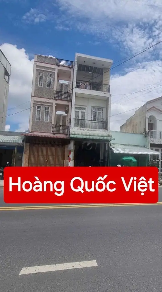 Nhà 2 lầu - mặt tiền đường - hoàng quốc việt