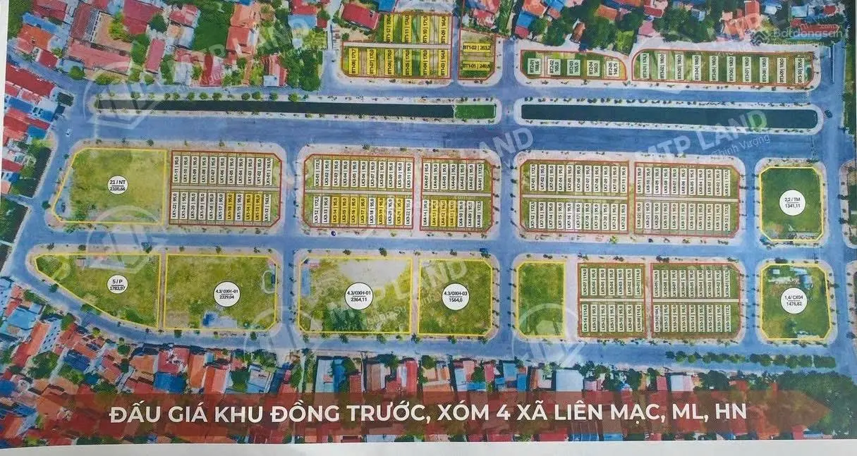 Bán 02 lô biệt thự dãy 03 - khu đấu giá xóm 4- xa mạc - liên mạc - mê linh